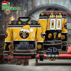 NBA Denver Nuggets Winter Slam Ugly Christmas Sweater