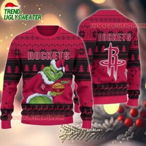 NBA Houston Rockets Grinch Stolen Ugly Christmas Sweater