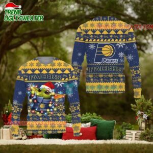 NBA Indiana Pacers Festive Force Ugly Christmas Sweater
