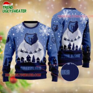 NBA Memphis Grizzlies Sleigh Ride Roar Ugly Christmas Sweater