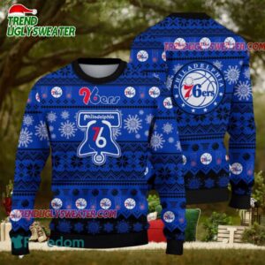 NBA Philadelphia 76ers Winter Wonderland Ugly Christmas Sweater