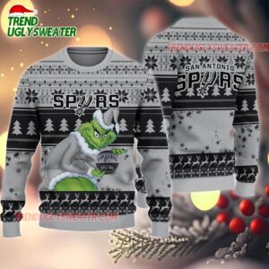 NBA San Antonio Spurs Grinch Stolen Ugly Christmas Sweater