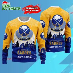 NHL Buffalo Sabres Hockey New Design Litmited Christmas Ugly Sweater