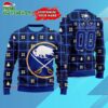 NHL Buffalo Sabres Personalized Snow Tree Ugly Christmas Sweater