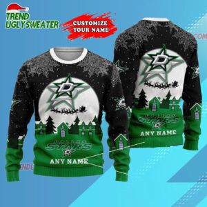 NHL Dallas Stars Hockey New Design Litmited Christmas Ugly Sweater
