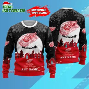 NHL Detroit Red Wings Hockey New Design Litmited Christmas Ugly Sweater
