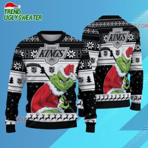 NHL Los Angeles Kings Ugly Sweater Grinch Christmas Sweater
