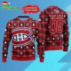 NHL Montreal Canadiens Personalized Snow Tree Ugly Christmas Sweater