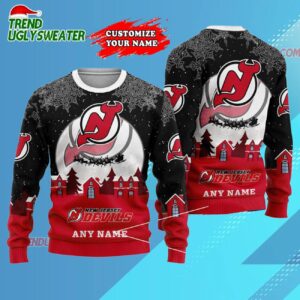 NHL New Jersey Devils Hockey New Design Litmited Christmas Ugly Sweater