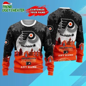NHL Philadelphia Flyers Hockey New Design Litmited Christmas Ugly Sweater