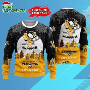NHL Pittsburgh Penguins Hockey New Design Litmited Christmas Ugly Sweater