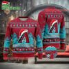 MLB Arizona Diamondbacks Winter Wonderland Ugly Christmas Sweater 3 MLB Arizona Diamondbacks Winter Wonderland Ugly Christmas Sweater 1