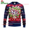 MLB Atlanta Braves Grinch Hug Ugly Christmas Sweater 1