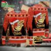 MLB Baltimore Orioles Santa Hat Celebration Ugly Christmas Sweater 1