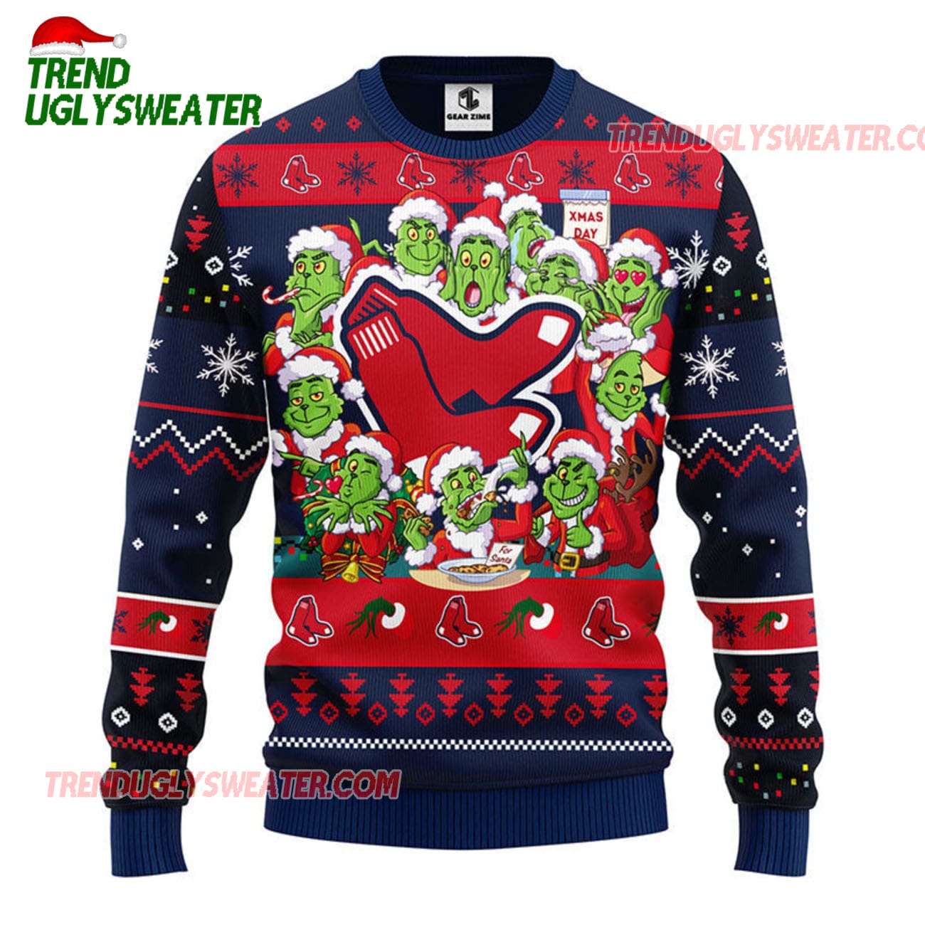MLB Boston Red Sox 12 Grinch Xmas Day Ugly Christmas Sweater MLB Boston Red Sox 12 Grinch Xmas Day Ugly Christmas Sweater