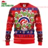 MLB Chicago Cubs 12 Grinch Xmas Day Ugly Christmas Sweater 1
