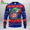 MLB Chicago Cubs Grinch Hand Ugly Christmas Sweater 1