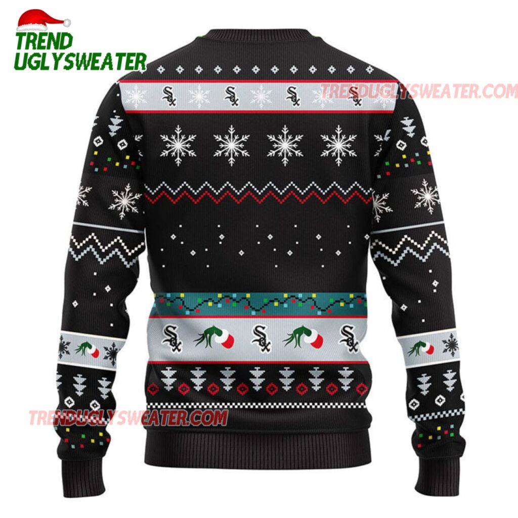 MLB Chicago White Sox 12 Grinch Xmas Day Ugly Christmas Sweater 2