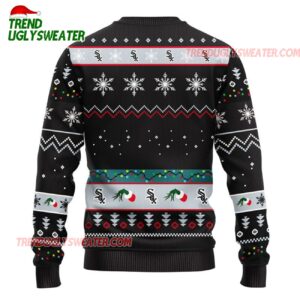 MLB Chicago White Sox 12 Grinch Xmas Day Ugly Christmas Sweater 2