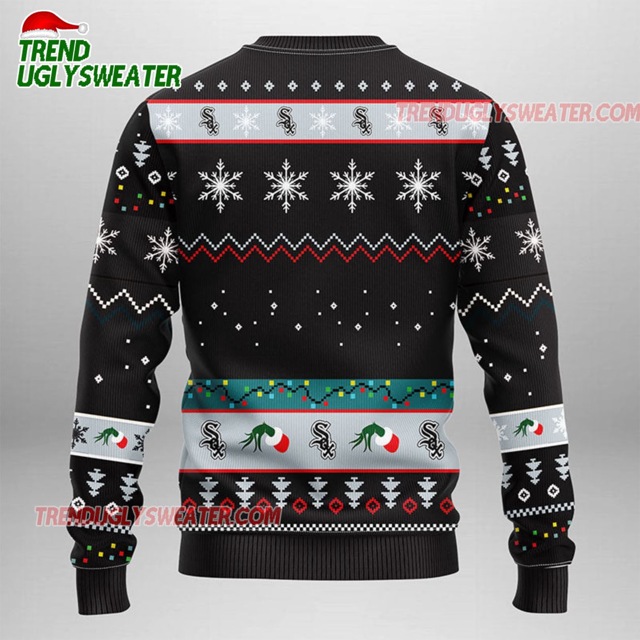 MLB Chicago White Sox Grinch Ugly Christmas Sweater MLB Chicago White Sox Grinch Ugly Christmas Sweater