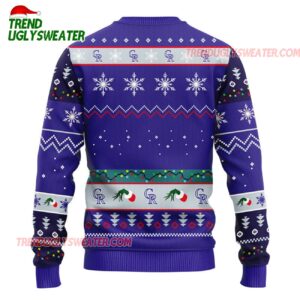 MLB Colorado Rockies 12 Grinch Xmas Day Ugly Christmas Sweater 2