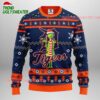 MLB Detroit Tigers Funny Grinch Ugly Christmas Sweater 1