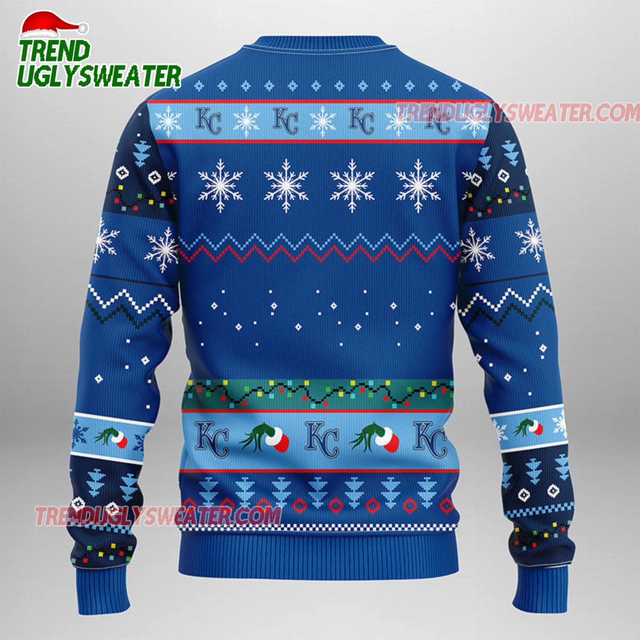 MLB Kansas City Royals Grinch Ugly Christmas Sweater MLB Kansas City Royals Grinch Ugly Christmas Sweater