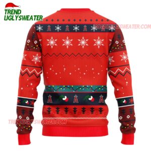MLB Los Angeles Angels 12 Grinch Xmas Day Ugly Christmas Sweater 2