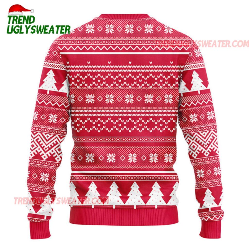 MLB Los Angeles Angels Grinch Hug Ugly Christmas Sweater 2