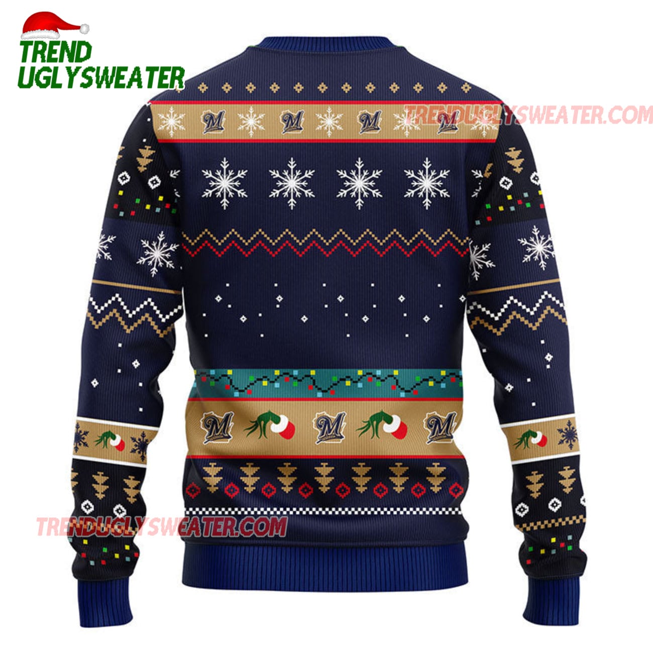 MLB Milwaukee Brewers 12 Grinch Xmas Day Ugly Christmas Sweater MLB Milwaukee Brewers 12 Grinch Xmas Day Ugly Christmas Sweater