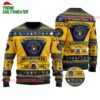 MLB Milwaukee Brewers Logo And Emblem Holiday Ugly Christmas Sweater 1