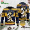 MLB Milwaukee Brewers Snoopy Dabbing Holiday Ugly Christmas Sweater 1