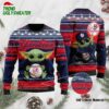 MLB New York Yankees Baby Yoda Baseball Holiday Ugly Christmas Sweater 1