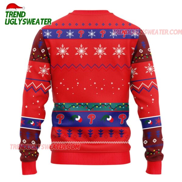 MLB Philadelphia Phillies 12 Grinch Xmas Day Ugly Christmas Sweater 2