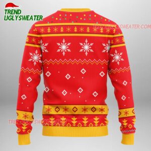 MLB Pittsburgh Pirates Funny Grinch Christmas Red Ugly Sweater 2