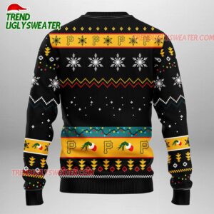 MLB Pittsburgh Pirates Grinch Ugly Christmas Sweater 2