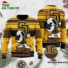 MLB San Diego Padres Snoopy Dabbing Holiday Ugly Christmas Sweater 1