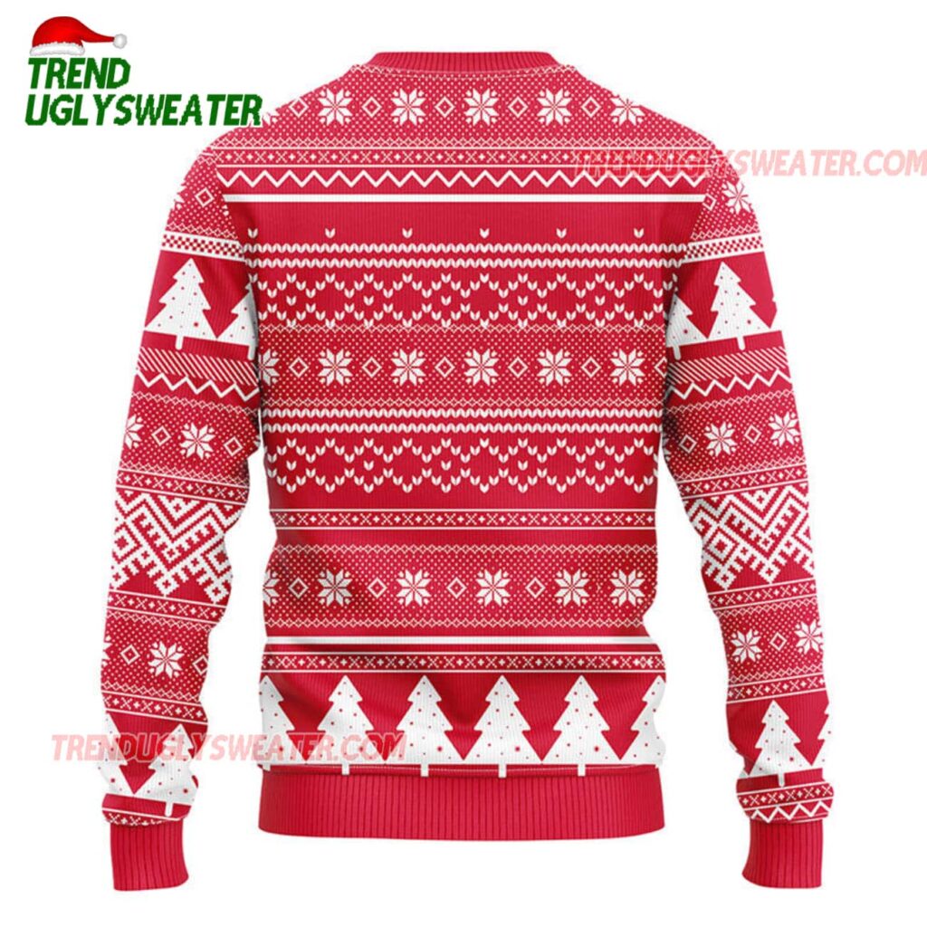 MLB St Louis Cardinals Grinch Hug Ugly Christmas Sweater 2