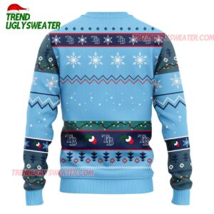 MLB Tampa Bay Rays 12 Grinch Xmas Day Ugly Christmas Sweater 2
