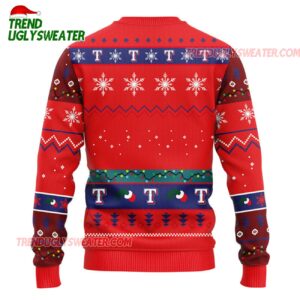 MLB Texas Rangers 12 Grinch Xmas Day Ugly Christmas Sweater 2