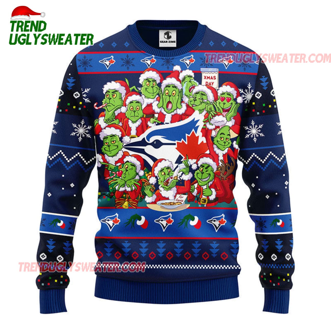 MLB Toronto Blue Jays 12 Grinch Xmas Day Ugly Christmas Sweater MLB Toronto Blue Jays 12 Grinch Xmas Day Ugly Christmas Sweater
