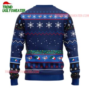 MLB Toronto Blue Jays 12 Grinch Xmas Day Ugly Christmas Sweater 2