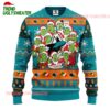 NHL San Jose Sharks 12 Grinch Xmas Day Ugly Christmas Sweater 1