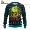 NHL San Jose Sharks Grinch Hug Ugly Christmas Sweater 1