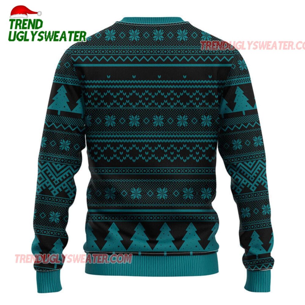 NHL San Jose Sharks Grinch Hug Ugly Christmas Sweater 2