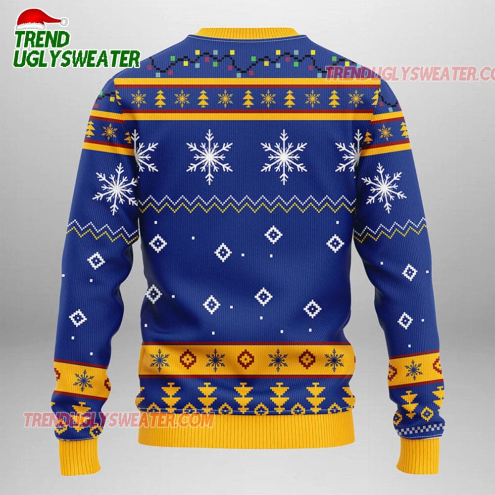 NHL St Louis Blues Funny Grinch Ugly Christmas Sweater 2