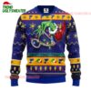 NHL St Louis Blues Grinch Hand Ugly Christmas Sweater 1