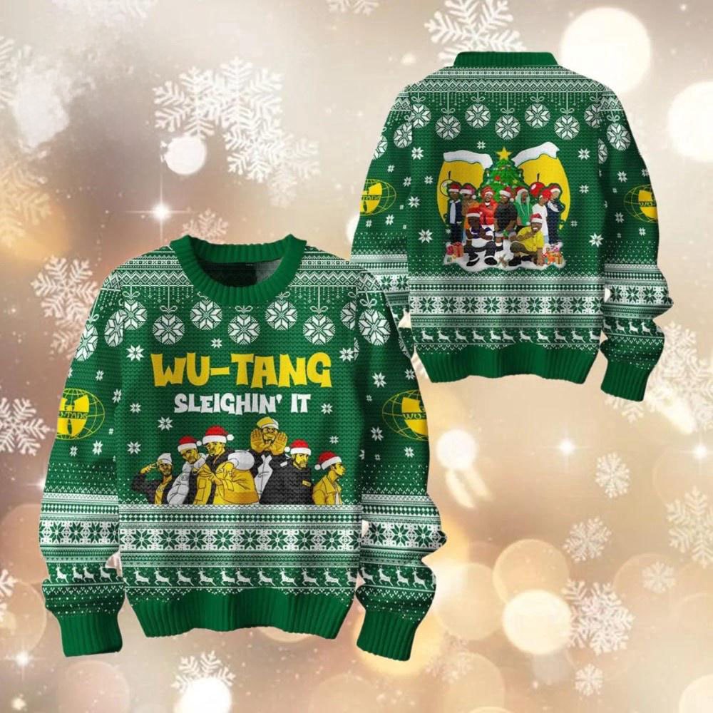 Wu tang Clan Logo Ugly Christmas Sweater