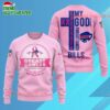 Buffalo Bills 2025 NFL My God Is Stronger Than Breast Cancer Chritmas Sweater