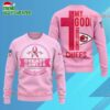 Kansas City Chiefs 2025 NFL My God Is Stronger Than Breast Cancer Chritmas Sweater 1 Kansas City Chiefs 2025 NFL My God Is Stronger Than Breast Cancer Chritmas Sweater